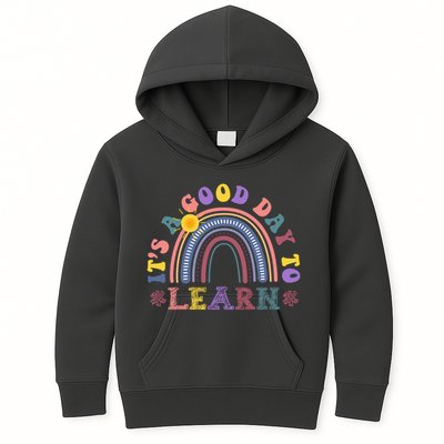 It's A Good Day To Learn Colorful Rainbow Back To School Kids Hoodie