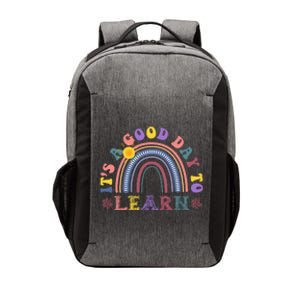 It's A Good Day To Learn Colorful Rainbow Back To School Vector Backpack