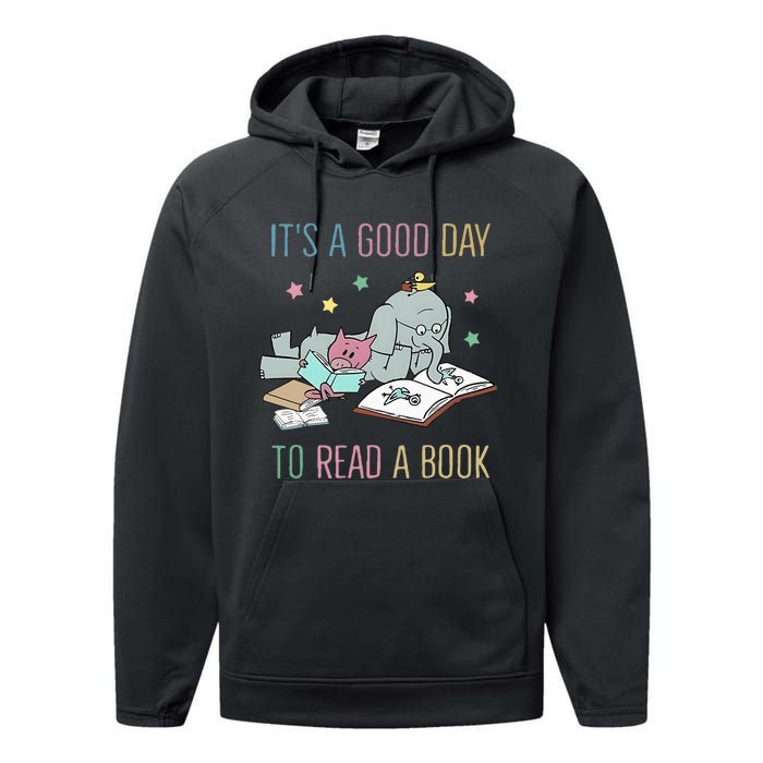 ItS A Good Day To Read A Book Performance Fleece Hoodie