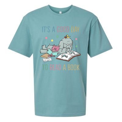 ItS A Good Day To Read A Book Sueded Cloud Jersey T-Shirt