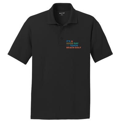 ItS A Good Day To Teach Beach Golf Coach Cute Gift PosiCharge RacerMesh Polo