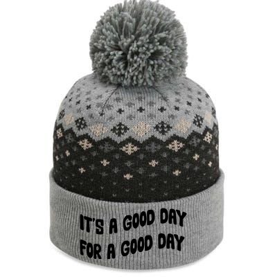 It's A Good Day For A Good Day The Baniff Cuffed Pom Beanie