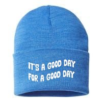 It's A Good Day For A Good Day Sustainable Knit Beanie