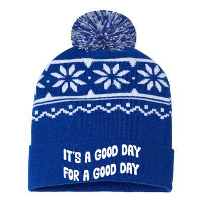 It's A Good Day For A Good Day USA-Made Snowflake Beanie