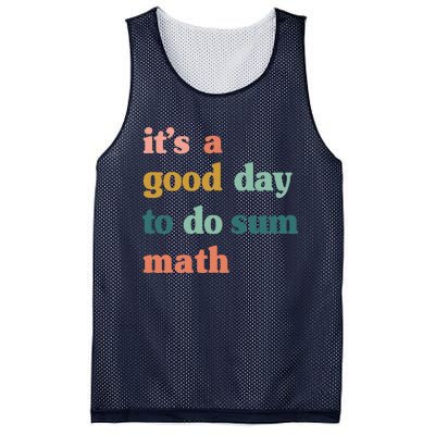 It’s A Good Day To Do Sum Math,funny Math,Math Lover Teacher Mesh Reversible Basketball Jersey Tank