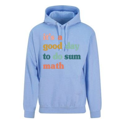 It’s A Good Day To Do Sum Math,funny Math,Math Lover Teacher Unisex Surf Hoodie