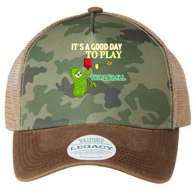 Its A Good Days To Play Pickleball Dink Player Pickleball Gift Legacy Tie Dye Trucker Hat