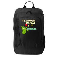 Its A Good Days To Play Pickleball Dink Player Pickleball Gift City Backpack