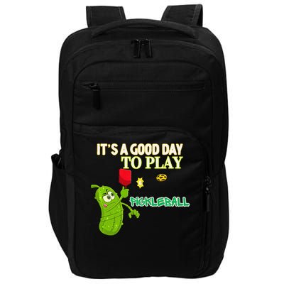 Its A Good Days To Play Pickleball Dink Player Pickleball Gift Impact Tech Backpack