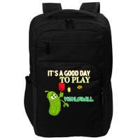 Its A Good Days To Play Pickleball Dink Player Pickleball Gift Impact Tech Backpack