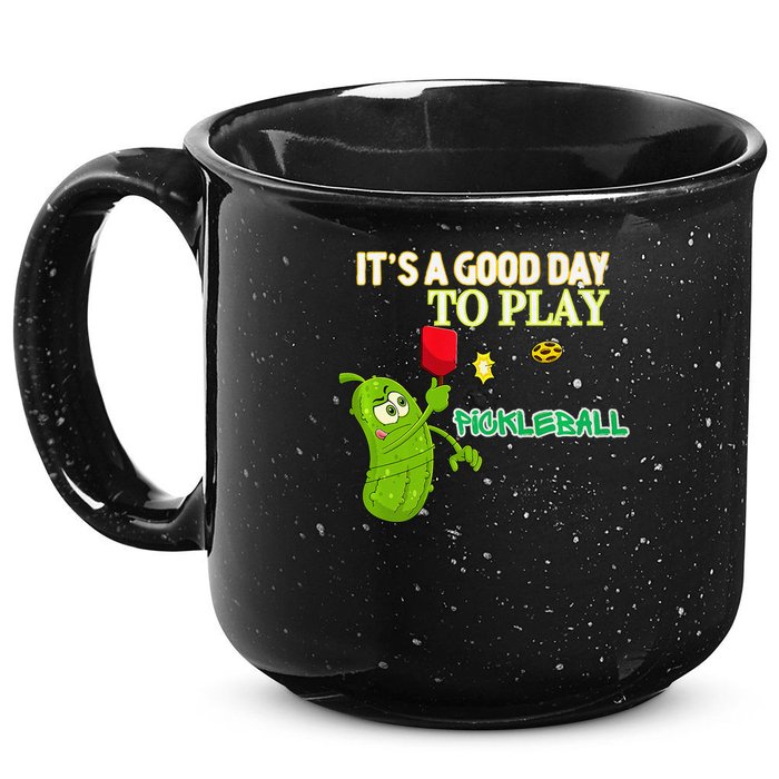 Its A Good Days To Play Pickleball Dink Player Pickleball Gift 15oz Campfire Ceramic Mug