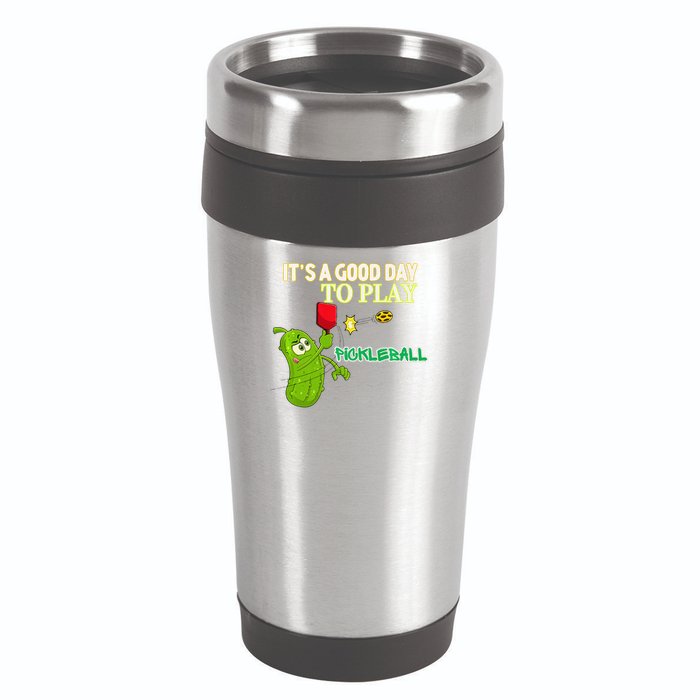 Its A Good Days To Play Pickleball Dink Player Pickleball Gift 16oz Travel Tumbler