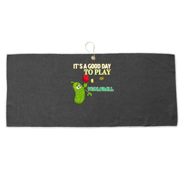 Its A Good Days To Play Pickleball Dink Player Pickleball Gift Large Microfiber Waffle Golf Towel