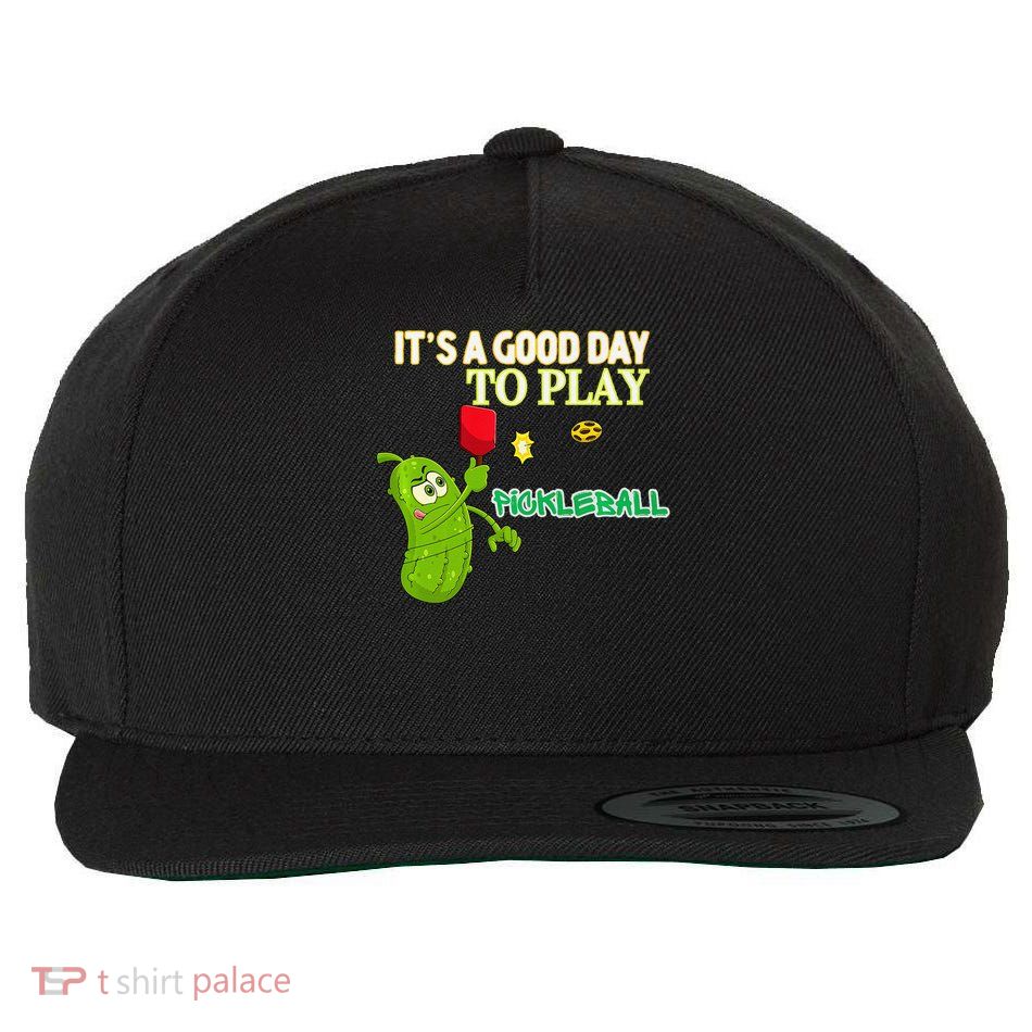 Its A Good Days To Play Pickleball Dink Player Pickleball Gift Wool Snapback Cap
