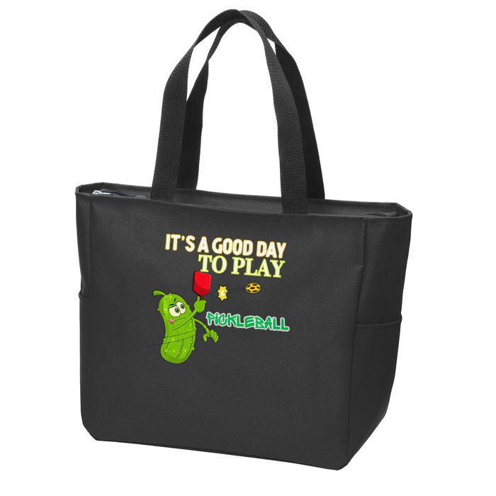Its A Good Days To Play Pickleball Dink Player Pickleball Gift Zip Tote Bag