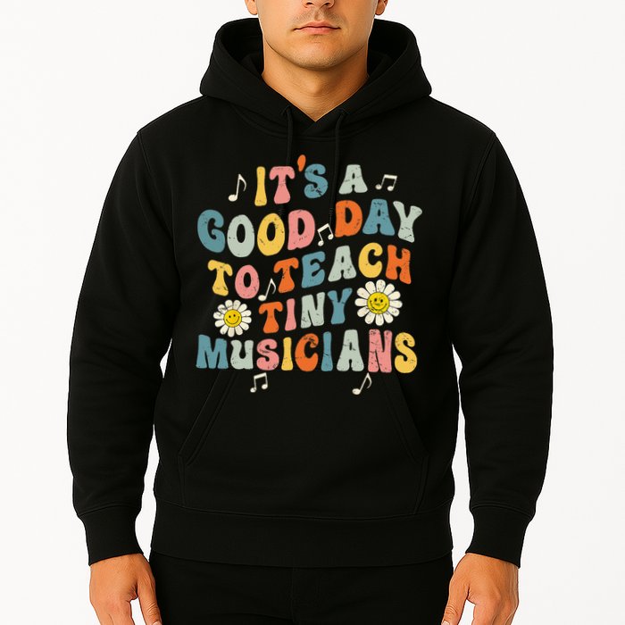 Its A Good Day To Teach Tiny Music Teacher Flower Hoodie