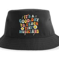 Its A Good Day To Teach Tiny Music Teacher Flower Sustainable Bucket Hat