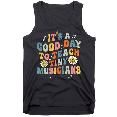 Its A Good Day To Teach Tiny Music Teacher Flower Tank Top