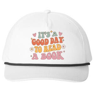 Its A Good Day To Read A Book Lover Groovy Teacher Student Snapback Five-Panel Rope Hat