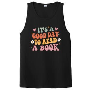 Its A Good Day To Read A Book Lover Groovy Teacher Student PosiCharge Competitor Tank