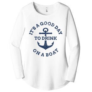 It's A Good Day To Drink On A Boat Lake Day Drinking Women's Perfect Tri Tunic Long Sleeve Shirt