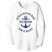 It's A Good Day To Drink On A Boat Lake Day Drinking Women's Perfect Tri Tunic Long Sleeve Shirt