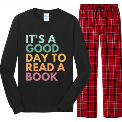 ItS A Good Day To Read A Book Gift Long Sleeve Pajama Set