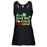 It's A Good Day To Teach Tiny Humans Cool Teacher Ladies Essential Flowy Tank