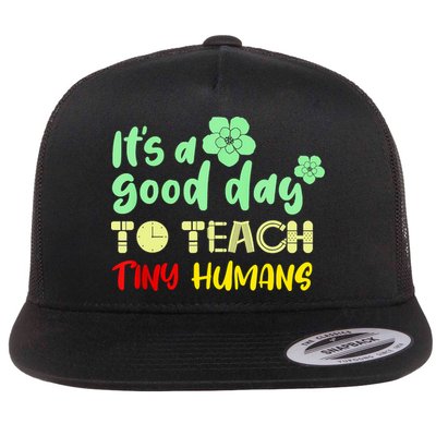 It's A Good Day To Teach Tiny Humans Cool Teacher Flatbill Hat