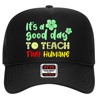 It's A Good Day To Teach Tiny Humans Cool Teacher Trucker Hat