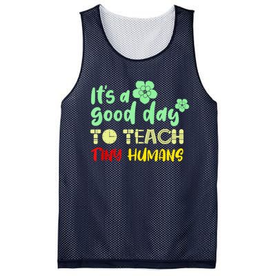 It's A Good Day To Teach Tiny Humans Cool Teacher Mesh Reversible Basketball Jersey Tank