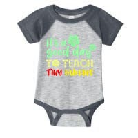 It's A Good Day To Teach Tiny Humans Cool Teacher Infant Baby Jersey Bodysuit