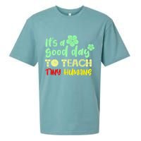 It's A Good Day To Teach Tiny Humans Cool Teacher Sueded Cloud Jersey T-Shirt