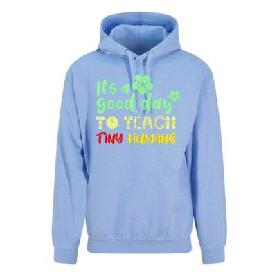 It's A Good Day To Teach Tiny Humans Cool Teacher Unisex Surf Hoodie