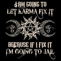 I Am Going To Let Karma Fix It Because If I Fix It Baby Bodysuit