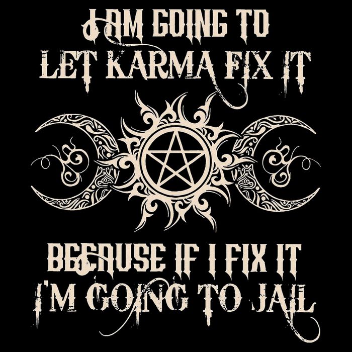 I Am Going To Let Karma Fix It Because If I Fix It Baby Bodysuit