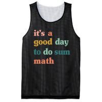 It’s A Good Day To Do Sum Math funny mathTeacher Mesh Reversible Basketball Jersey Tank