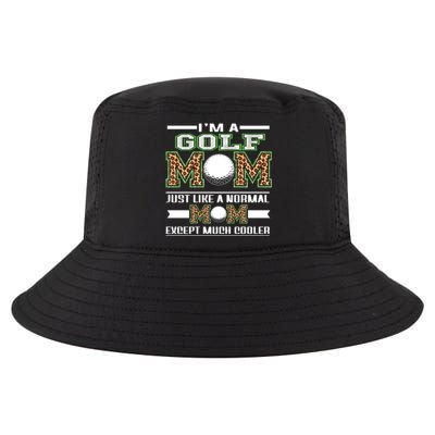 I'm A Golf Mom Funny Cool Mom Leopard For Mothers Day Funny Gift Cool Comfort Performance Bucket Hat