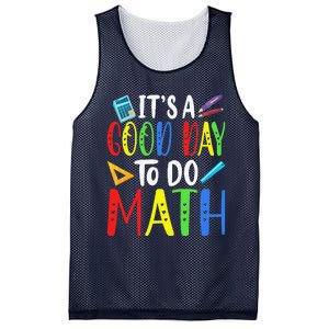 It's A Good Day To Do Math Teacher Lover Nerd Mathematics Funny Mesh Reversible Basketball Jersey Tank