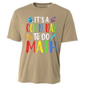 It's A Good Day To Do Math Teacher Lover Nerd Mathematics Funny Cooling Performance Crew T-Shirt