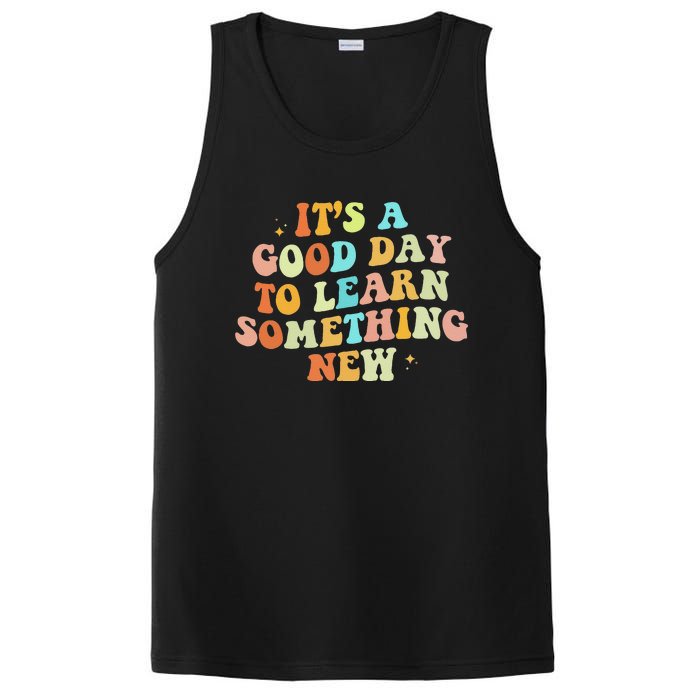 It's A Good Day To Learn Something New Retro Back To School PosiCharge Competitor Tank