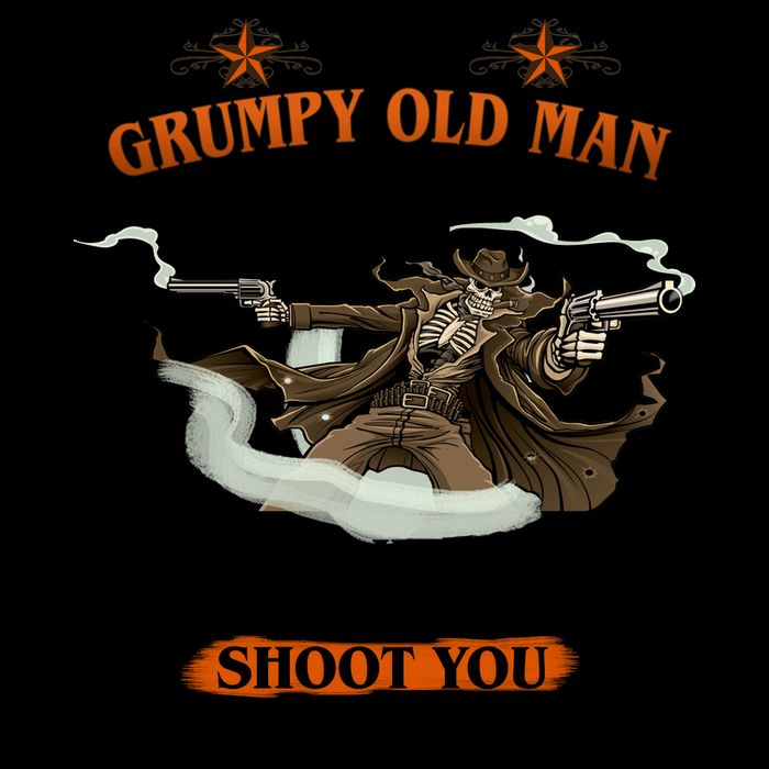 I'm A Grumpy Old Man I'm Too Old To Fight Too Slow To Run I'll Just Shoot You And Be Done With It 16oz Travel Tumbler
