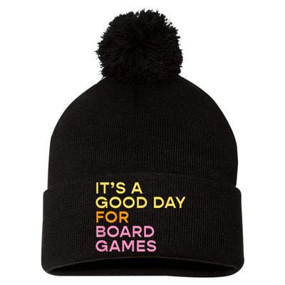 Its A Good Day For Board Games For Boardgamers Pom Pom 12in Knit Beanie