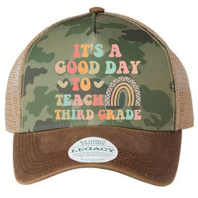 Its A Good Day To Teach Third Grade 3rd Grade Teacher Legacy Tie Dye Trucker Hat