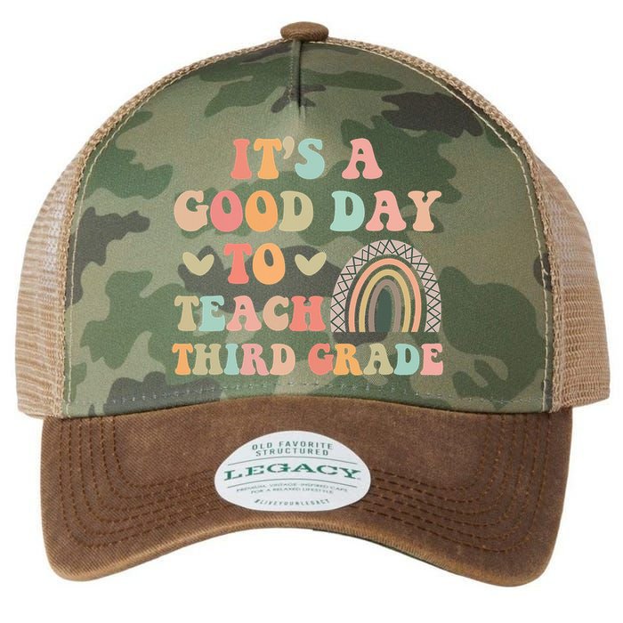 Its A Good Day To Teach Third Grade 3rd Grade Teacher Legacy Tie Dye Trucker Hat