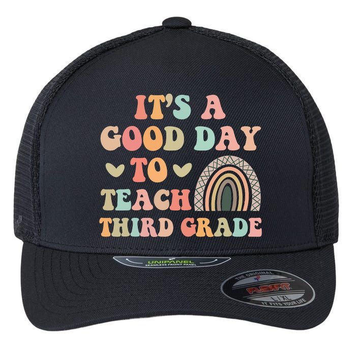 Its A Good Day To Teach Third Grade 3rd Grade Teacher Flexfit Unipanel Trucker Cap