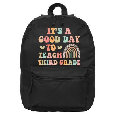 Its A Good Day To Teach Third Grade 3rd Grade Teacher 16 in Basic Backpack