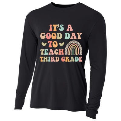 Its A Good Day To Teach Third Grade 3rd Grade Teacher Cooling Performance Long Sleeve Crew
