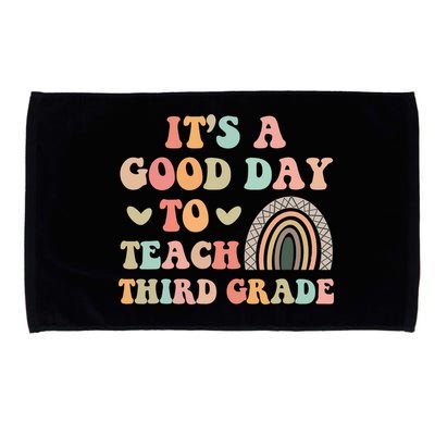 Its A Good Day To Teach Third Grade 3rd Grade Teacher Microfiber Hand Towel