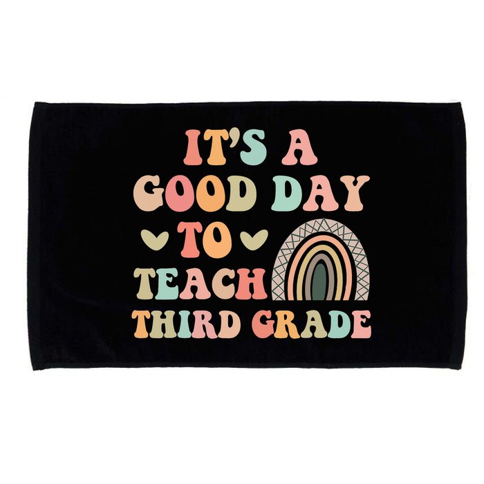 Its A Good Day To Teach Third Grade 3rd Grade Teacher Microfiber Hand Towel